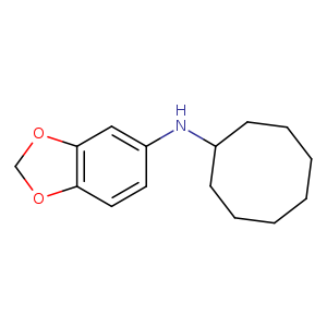 N-cyclooctyl-2H-1,3-benzodioxol-5-amine