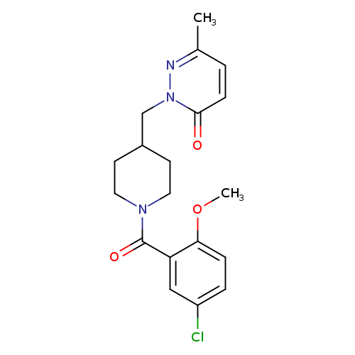 2-{[1-(5-chloro-2-methoxybenzoyl)piperidin-4-yl]methyl}-6-methyl-2,3-dihydropyridazin-3-one
