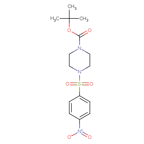 1-Piperazinecarboxylicacid, 4-[(4-nitrophenyl)sulfonyl]-, 1,1-dimethylethyl ester