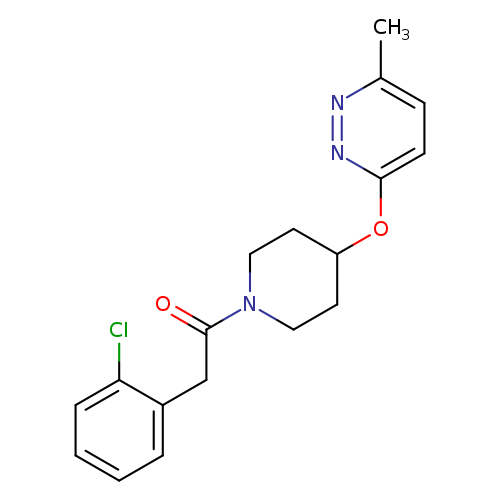 2-(2-chlorophenyl)-1-{4-[(6-methylpyridazin-3-yl)oxy]piperidin-1-yl}ethan-1-one