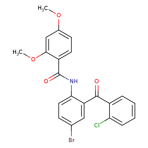 N-[4-bromo-2-(2-chlorobenzoyl)phenyl]-2,4-dimethoxybenzamide
