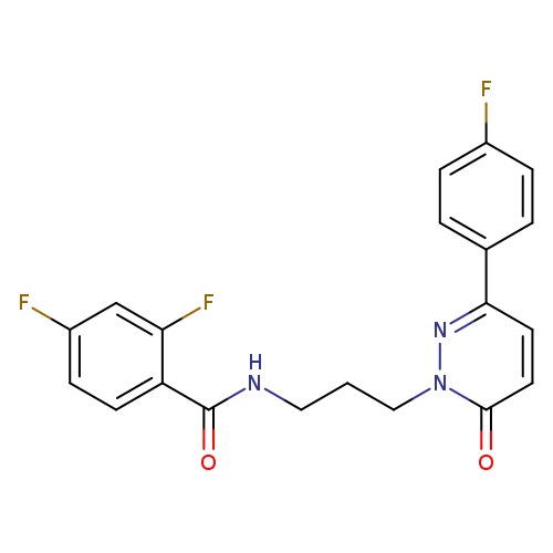2,4-difluoro-N-{3-[3-(4-fluorophenyl)-6-oxo-1,6-dihydropyridazin-1-yl]propyl}benzamide