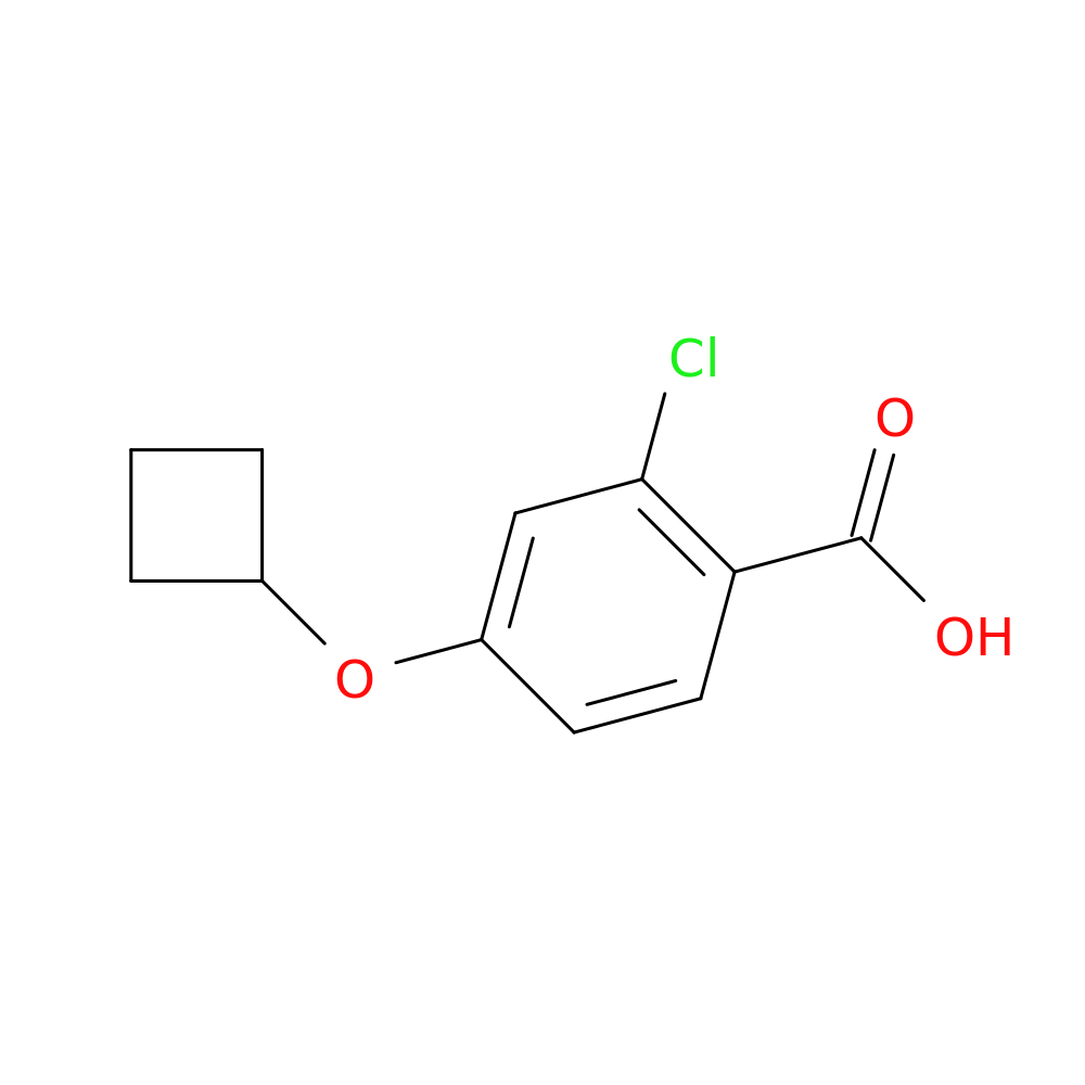 2-chloro-4-cyclobutoxybenzoic acid