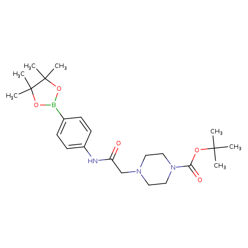tert-butyl 4-(2-oxo-2-((4-(4,4,5,5-tetraMethyl-1,3,2-dioxaborolan-2-yl)phenyl)aMino)ethyl)piperazine-1-carboxylate