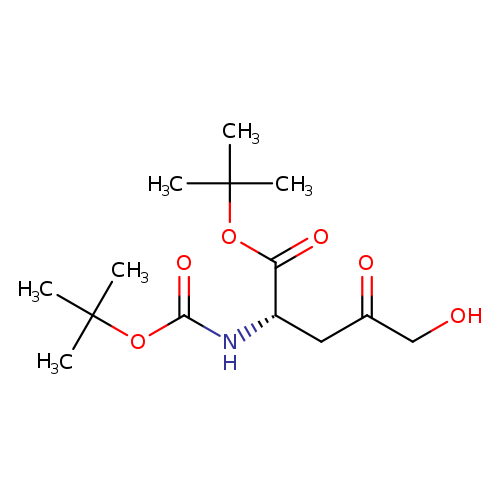 tert-butyl(2S)-2-{[(tert-butoxy)carbonyl]amino}-5-hydroxy-4-oxopentanoate