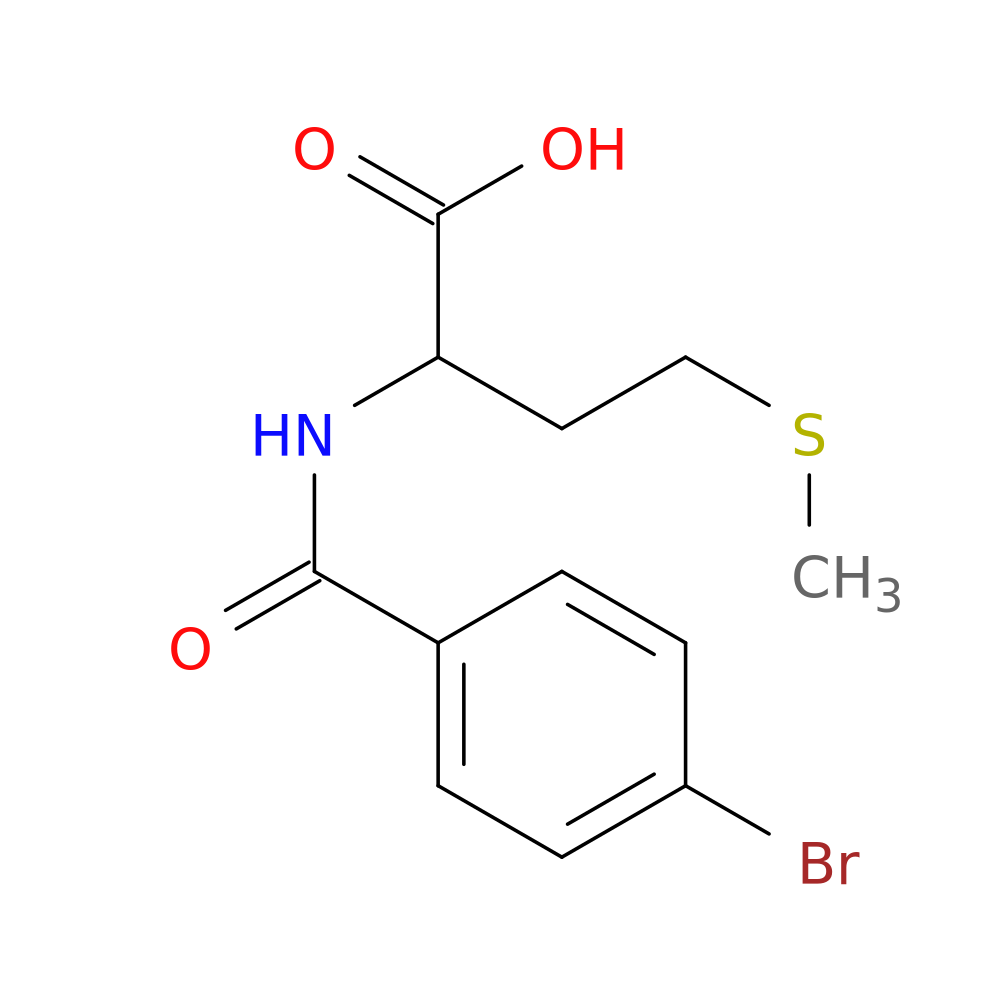 2-[(4-bromophenyl)formamido]-4-(methylsulfanyl)butanoic acid