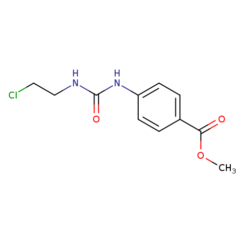 Methyl 4-(([(2-chloroethyl)amino]carbonyl)amino)benzenecarboxylate