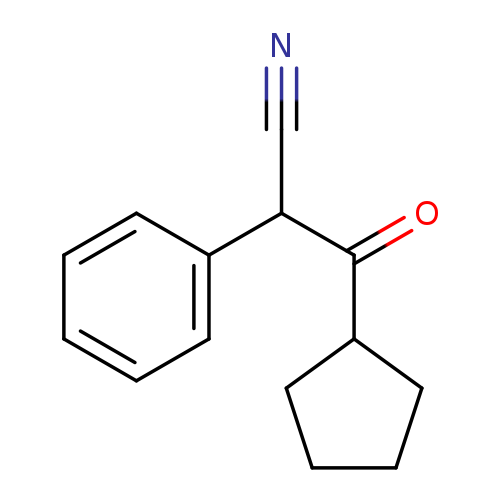 3-cyclopentyl-3-oxo-2-phenylpropanenitrile