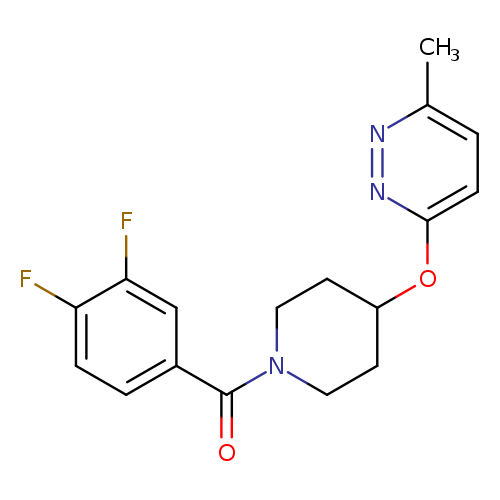 3-{[1-(3,4-difluorobenzoyl)piperidin-4-yl]oxy}-6-methylpyridazine