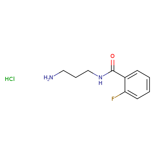 N-(3-aminopropyl)-2-fluorobenzamide hydrochloride