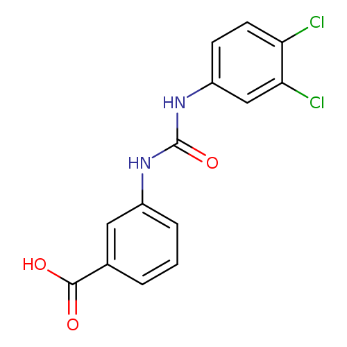 3-([(3,4-Dichlorophenyl)carbamoyl]amino)benzoic acid