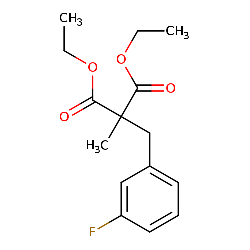 1,3-diethyl 2-[(3-fluorophenyl)methyl]-2-methylpropanedioate