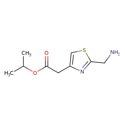 propan-2-yl 2-[2-(aminomethyl)-1,3-thiazol-4-yl]acetate