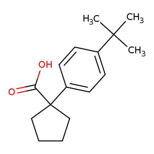 1-(4-tert-butylphenyl)cyclopentane-1-carboxylic acid