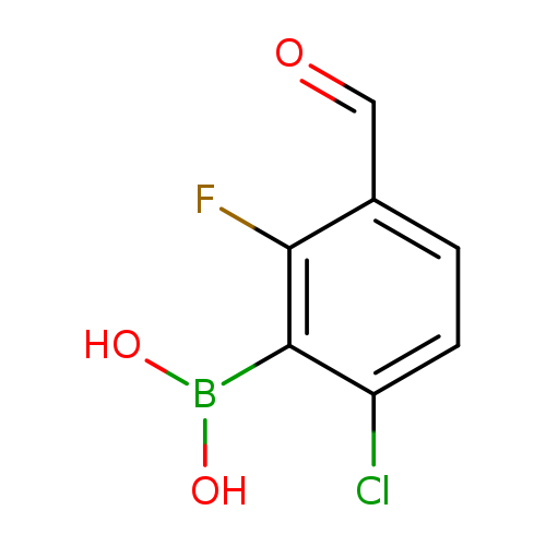 (6-Chloro-2-fluoro-3-formylphenyl)boronic acid