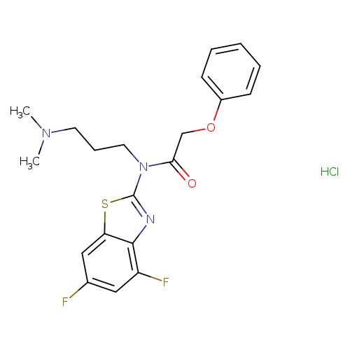 N-(4,6-difluoro-1,3-benzothiazol-2-yl)-N-[3-(dimethylamino)propyl]-2-phenoxyacetamide hydrochloride
