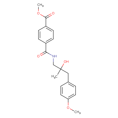 methyl 4-{[2-hydroxy-3-(4-methoxyphenyl)-2-methylpropyl]carbamoyl}benzoate