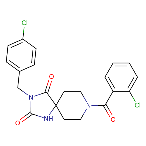 8-(2-chlorobenzoyl)-3-[(4-chlorophenyl)methyl]-1,3,8-triazaspiro[4.5]decane-2,4-dione