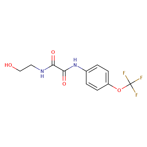 N-(2-hydroxyethyl)-N'-[4-(trifluoromethoxy)phenyl]ethanediamide