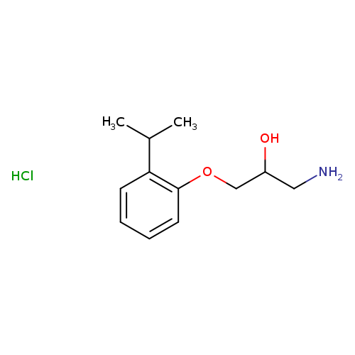 1-Amino-3-(2-isopropylphenoxy)propan-2-ol hydrochloride