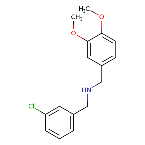(3-chlorobenzyl)(3,4-dimethoxybenzyl)amine