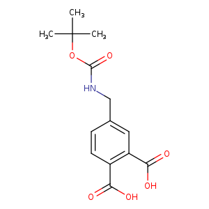 4-({[(tert-butoxy)carbonyl]amino}methyl)benzene-1,2-dicarboxylic acid