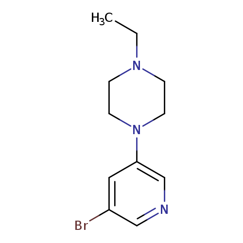 1-(5-bromopyridin-3-yl)-4-ethylpiperazine
