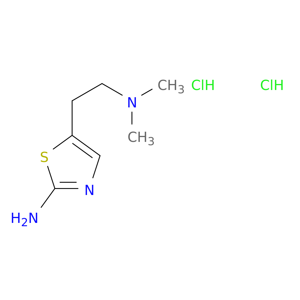 5-[2-(dimethylamino)ethyl]-1,3-thiazol-2-amine dihydrochloride