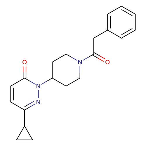 6-cyclopropyl-2-[1-(2-phenylacetyl)piperidin-4-yl]-2,3-dihydropyridazin-3-one