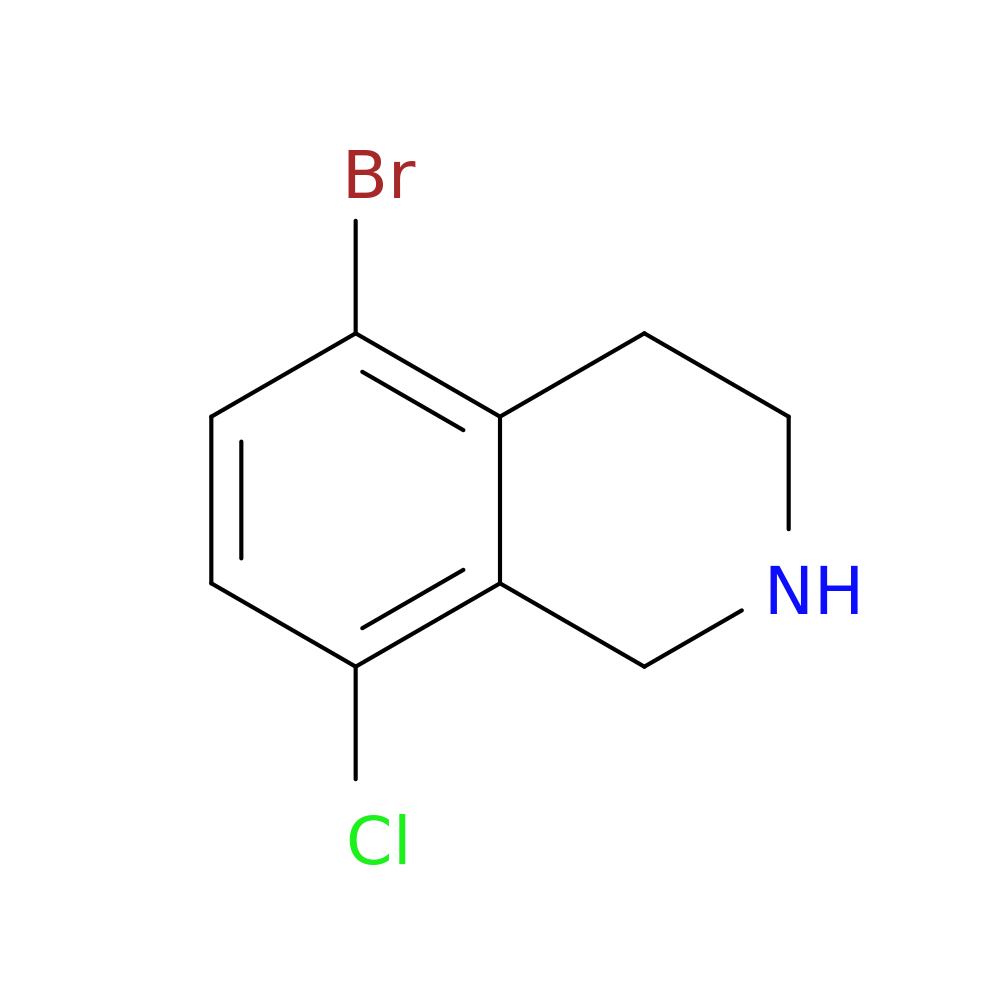 5-bromo-8-chloro-1,2,3,4-tetrahydroisoquinoline