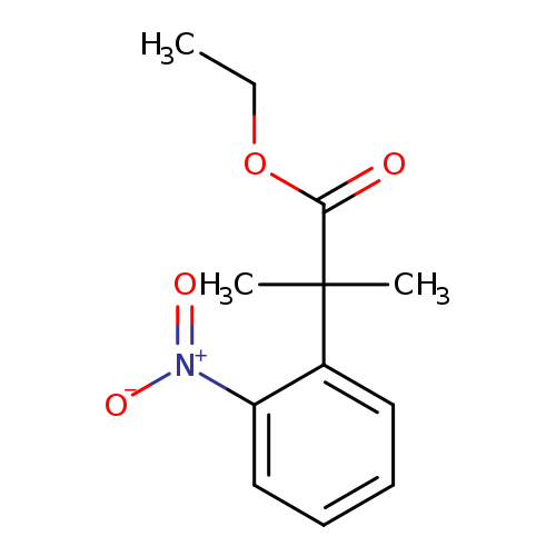 Ethyl 2-methyl-2-(2-nitrophenyl) propanoate