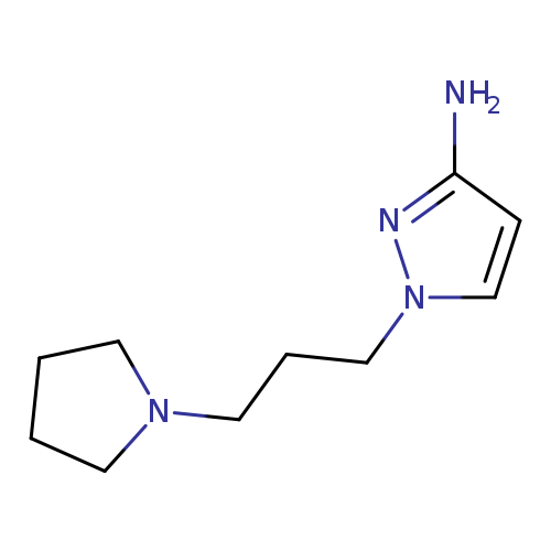 1-[3-(pyrrolidin-1-yl)propyl]-1H-pyrazol-3-amine