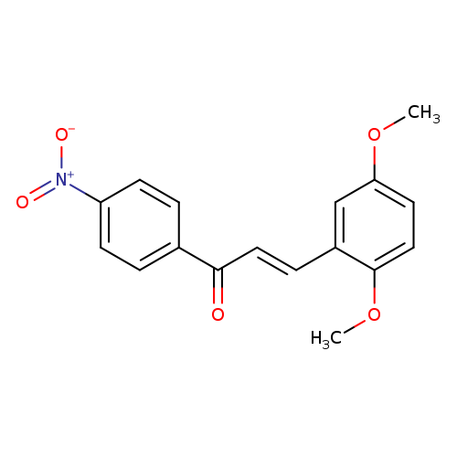 (2E)-3-(2,5-dimethoxyphenyl)-1-(4-nitrophenyl)prop-2-en-1-one
