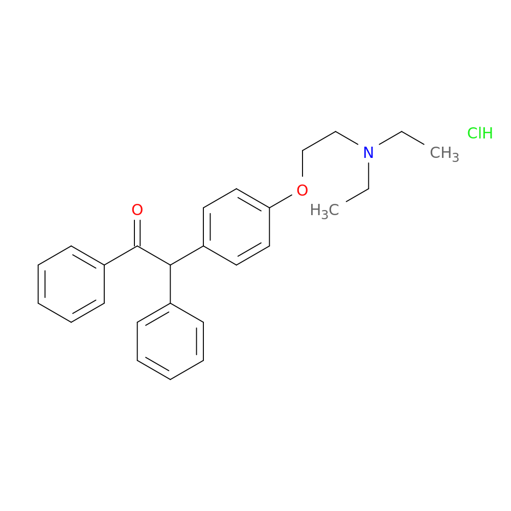 2-[p-[2-(DiethylaMino)ethoxy]phenyl]-2-phenylacetophenone Hydrochloride