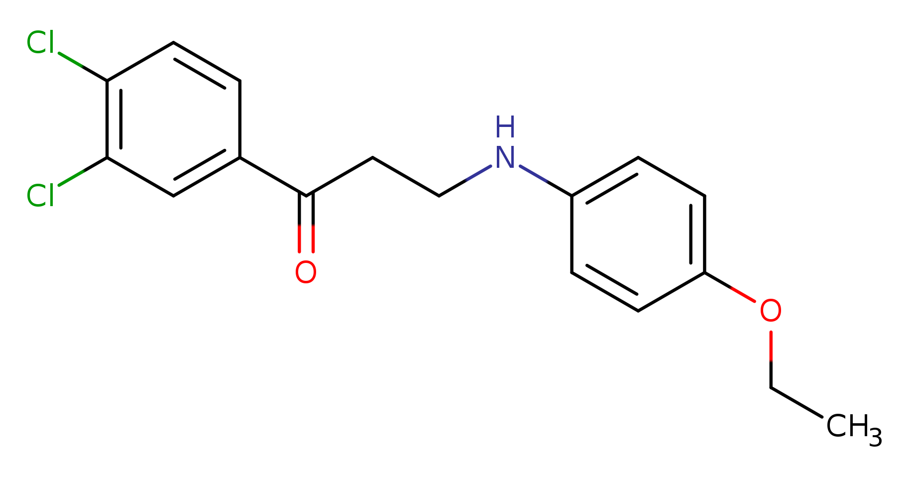 1-(3,4-dichlorophenyl)-3-[(4-ethoxyphenyl)amino]propan-1-one