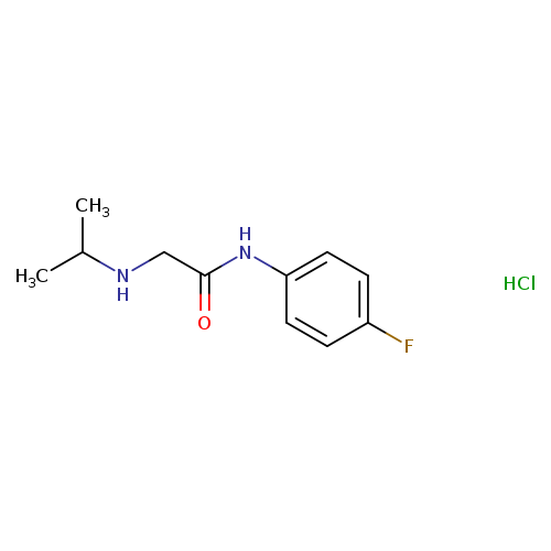 N-(4-fluorophenyl)-2-[(propan-2-yl)amino]acetamide hydrochloride