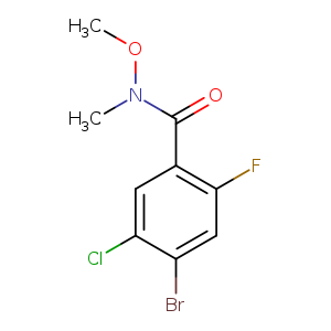 4-Bromo-5-chloro-2-fluoro-n-methoxy-n-methylbenzamide
