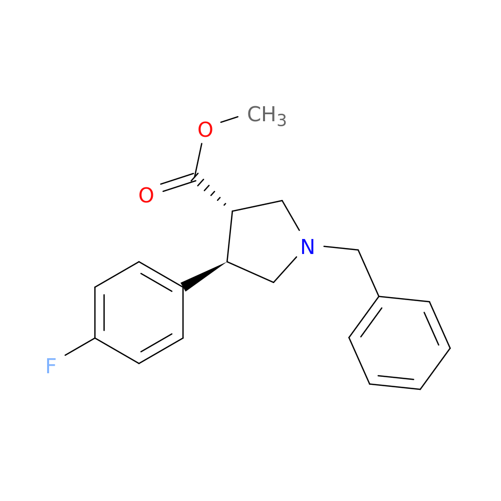 Methyl DL-(3S,4R)-1-benzyl-4-(4-fluorophenyl)pyrrolidine-3-carboxylate