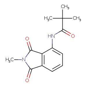 2,2-dimethyl-N-(2-methyl-1,3-dioxo-2,3-dihydro-1H-isoindol-4-yl)propanamide