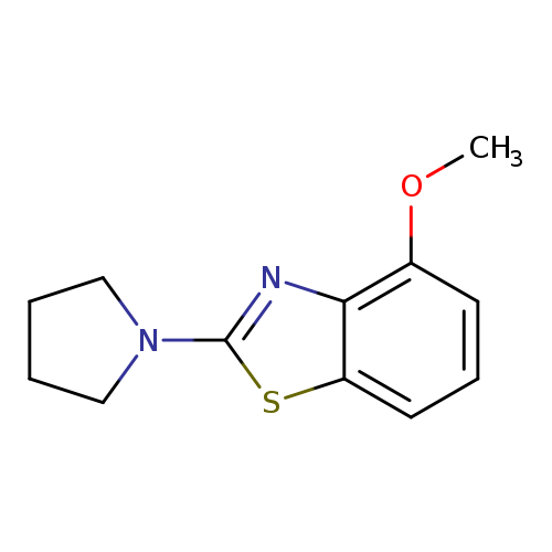 4-methoxy-2-(pyrrolidin-1-yl)-1,3-benzothiazole