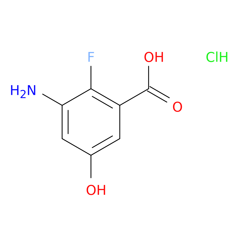 3-amino-2-fluoro-5-hydroxybenzoic acid hydrochloride