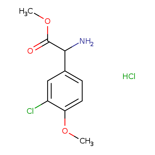 Methyl 2-amino-2-(3-chloro-4-methoxyphenyl)acetate hydrochloride