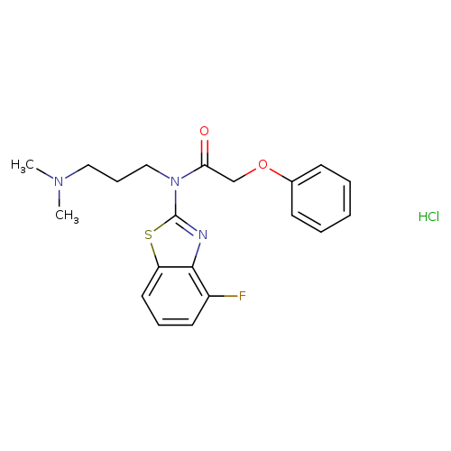 N-[3-(dimethylamino)propyl]-N-(4-fluoro-1,3-benzothiazol-2-yl)-2-phenoxyacetamide hydrochloride