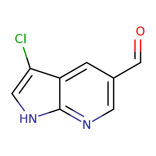 1H-Pyrrolo[2,3-b]pyridine-5-carboxaldehyde, 3-chloro-