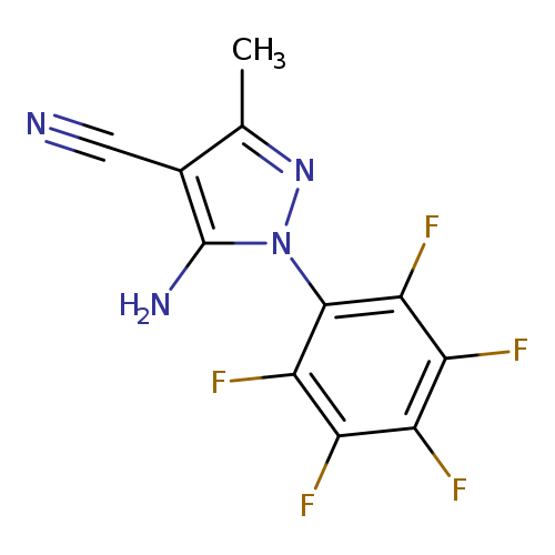 5-Amino-4-cyano-3-methyl-1-(perfluorophenyl)pyrazole