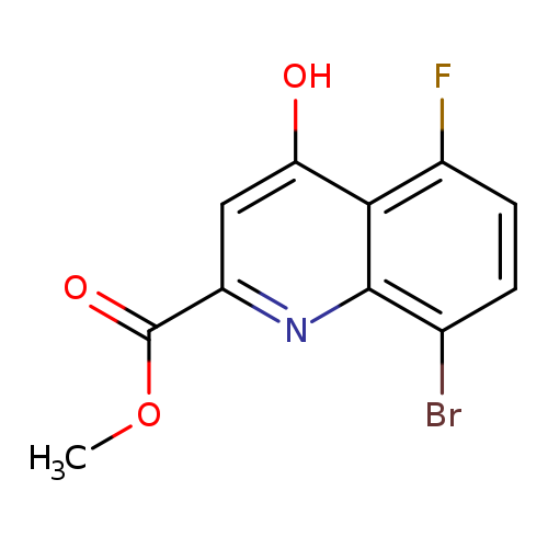 Methyl 8-bromo-5-fluoro-4-hydroxyquinoline-2-carboxylate