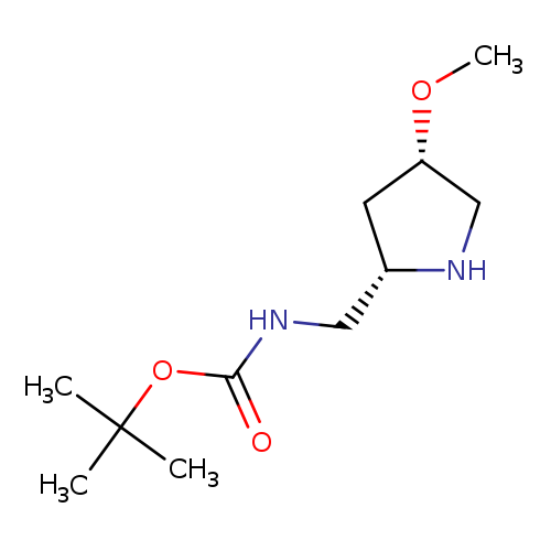 tert-butyl N-{[(2S,4S)-4-methoxypyrrolidin-2-yl]methyl}carbamate