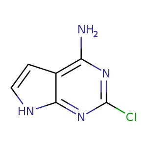 7H-Pyrrolo[2,3-d]pyrimidin-4-amine, 2-chloro-