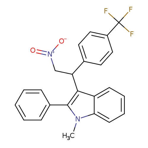 1-methyl-3-{2-nitro-1-[4-(trifluoromethyl)phenyl]ethyl}-2-phenyl-1H-indole