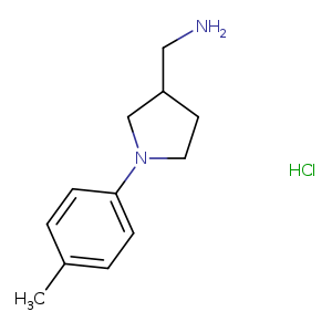 ([1-(4-Methylphenyl)pyrrolidin-3-yl]methyl)amine dihydrochloride